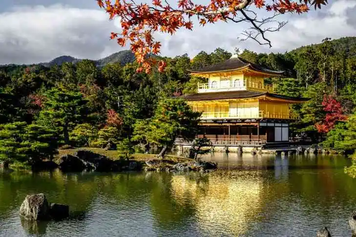 Kinkakuji Temple – Golden Pavilion In Kyoto, Japan